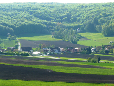 Blick auf den Gemeindeteil Wolfsbronn